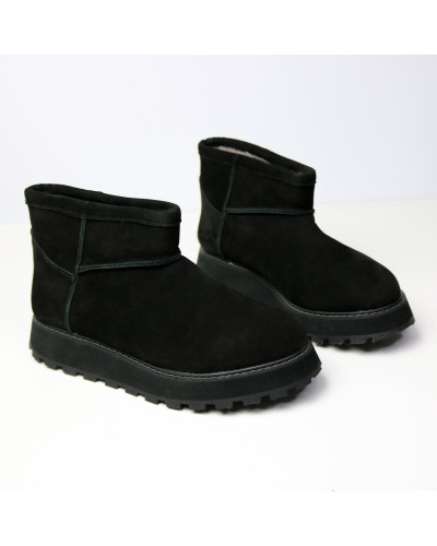 Чорні уггі із замші  Арт. As-20s(Ev+Tr)