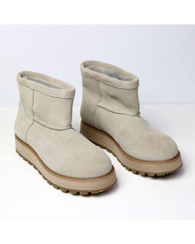 Уггі з бежевої замші Арт. As-20s(Ev+Tr)