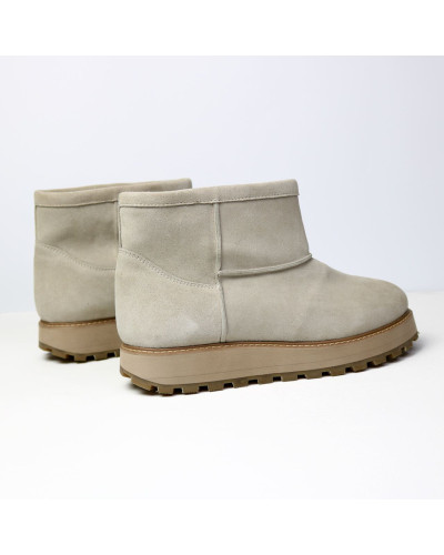 Уггі з бежевої замші Арт. As-20s(Ev+Tr)