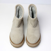 Уггі з бежевої замші Арт. As-20s(Ev+Tr)