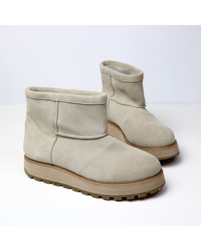 Уггі з бежевої замші Арт. As-20s(Ev+Tr)