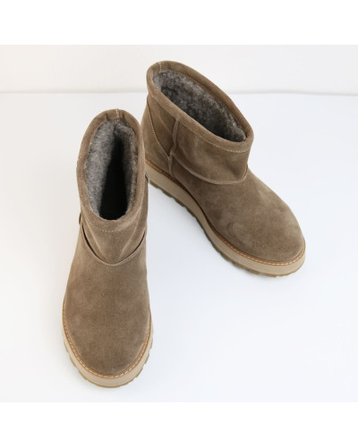 Уггі з замші капучино Арт. As-20s(Ev+Tr)