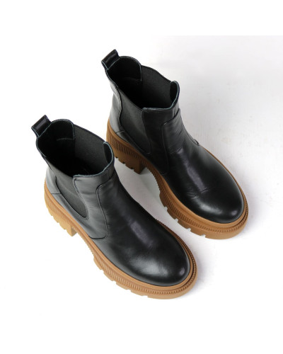 Челсі із чорної шкіри Арт. 12-1/43