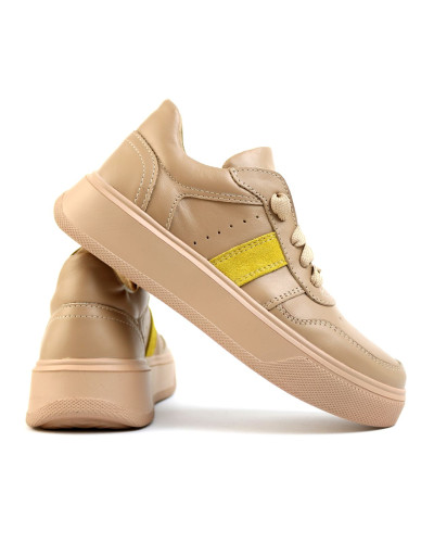 Кеди із натуральної шкіри Арт. 15-9/0133