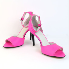 Рожеві шкіряні босоніжки Арт. 95-11/35