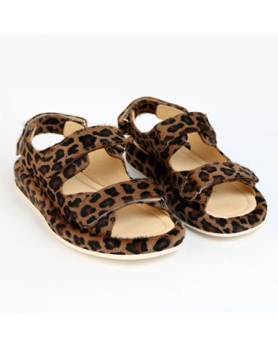 Леопардові сандалі