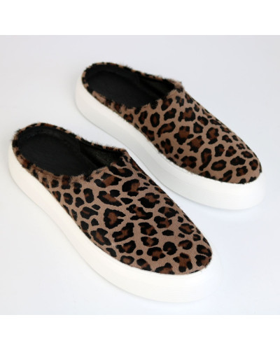 Леопардові капці - сабо