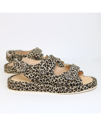 Леопардові сандалі Арт 10-38 