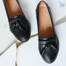 Шкіряні чорні лофери Арт. 05-15 (Mar4)