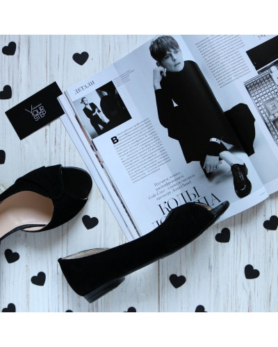 Балетки чорного кольору Арт. 05-2