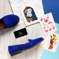 Сліпери синього кольору Арт. 05-3/12