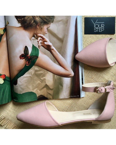 Рожеві босоніжки з гострим носом Арт.: 17-3