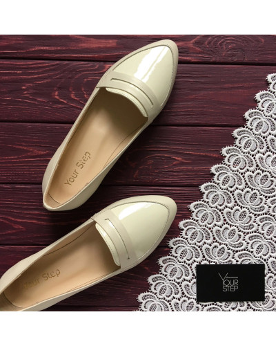 Балетки бежевого кольору Арт. 16-3