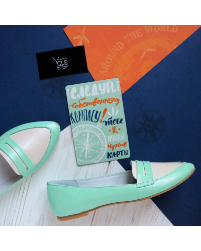 Балетки зі шкіри Арт. 16-3