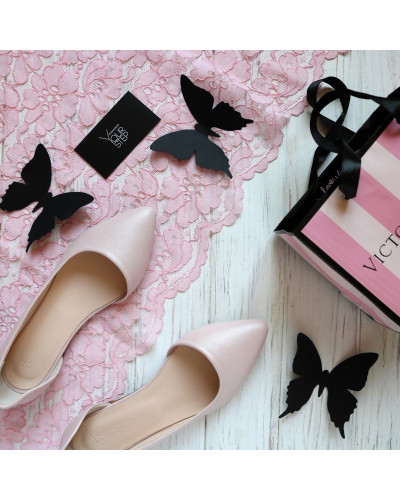 Рожеві балетки з гострим носом Арт.: 17-4