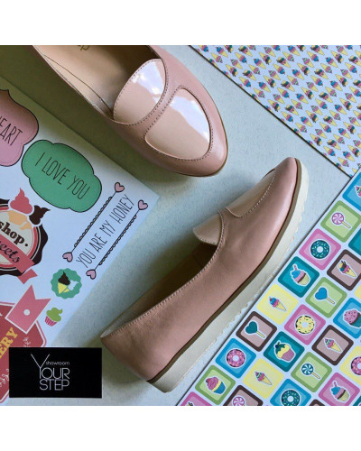 Балетки кольору пудри Арт. 01-6R