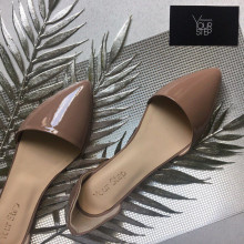 Лакові балетки з гострим носом Арт.: 17-1