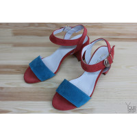 Босоніжки з натуральної замші Арт.: 615-1Ок