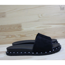 Шльопанці чорного кольору Арт. 10-9/125