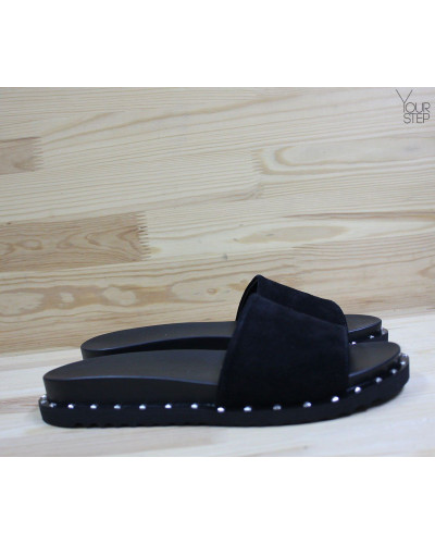 Шльопанці чорного кольору Арт. 10-9/125