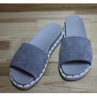 Шльопанці сірого кольору Арт. 10-9/125