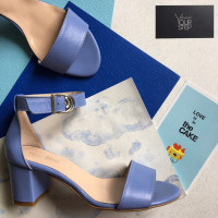 Босоніжки з натуральної шкіри блакитного кольору Арт.: 615-3Ок