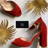 Босоніжки червоного кольору Арт. 95-6/44ОК