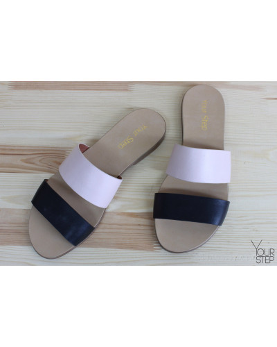 Шльопанці з натуральної шкіри Арт. 10-7