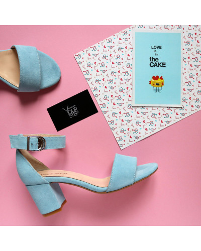 Босоніжки блакитного кольору Арт.: 615-3Ок