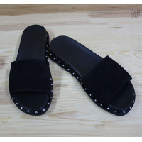 Шльопанці чорного кольору Арт. 10-9/125