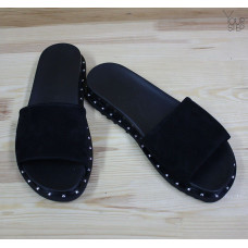 Шльопанці чорного кольору Арт. 10-9/125
