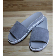 Шльопанці сірого кольору Арт. 10-9/125
