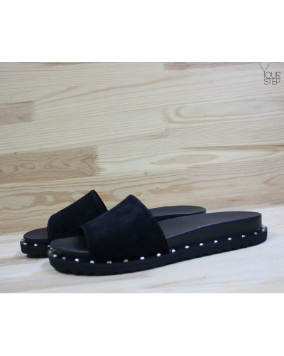 Шльопанці чорного кольору Арт. 10-9/125