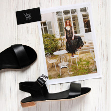 Сандали из черной кожи Арт.: 10-12/110