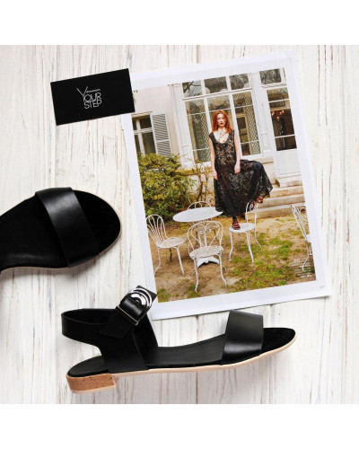 Сандали из черной кожи Арт.: 10-12/110