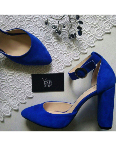 Босоніжки яскраво-синього кольору Арт. 35-7/24Ок