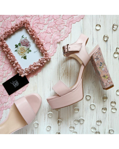 Босоніжки на високих підборах Арт.: 853-2Ок