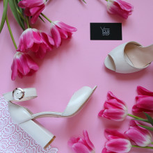 Босоніжки з бежевої шкіри Арт. 95-6/44ОК