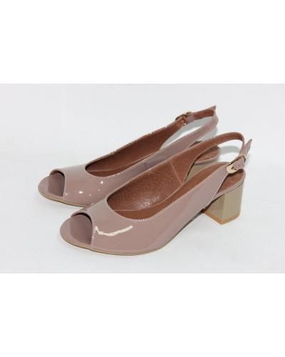 Лакові босоніжки на підборах Арт. 50-4