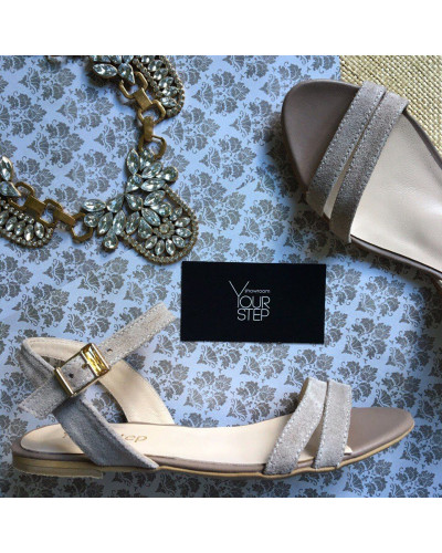 Босоніжки бежевого кольору Арт.: 01-9