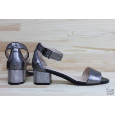 Босоніжки з шкіри Арт.: 615-3/415 Serebro