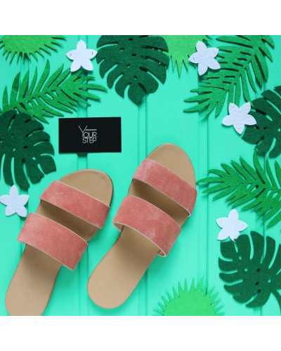 Замшеві шльопанці Арт. 10-7