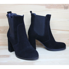 Чорні Челсі на підборах Арт. 805-2Ок