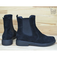 Чорні челсі з натуральної замші 12-1(Sn4)