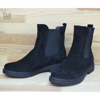 Чорні челсі з натуральної замші 12-1(Sn4)