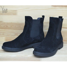 Чорні челсі з натуральної замші 12-1(Sn4)