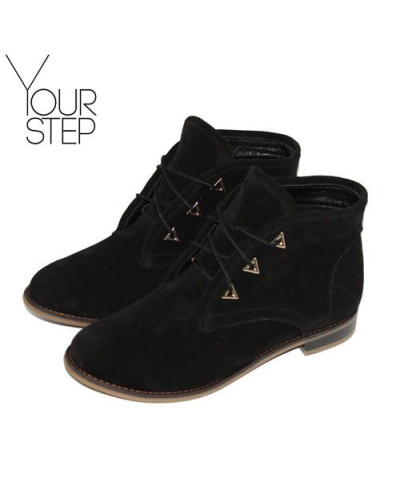 Черевики із чорної замші Арт. 12-5F/12