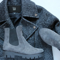 Челсі із сірої замші Арт. 12-1(S2)