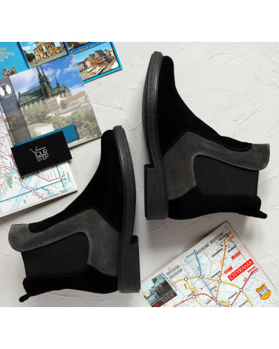 Челсі з натуральної замші 12-1(Sn4)