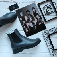 Челсі із сірої шкіри 12-1(Sn4)